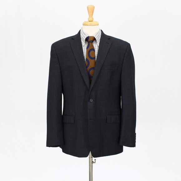 Ralph Lauren 44R Gray Check 2-Button Sport Coat Blazer Jacket O341 - Picture 1 of 11